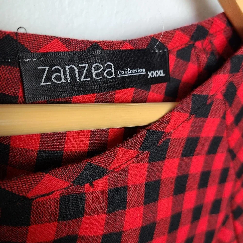 ZANZEA | PLAID BLOUSE | SIZE XXXL - Picture 3 of 14